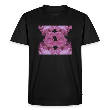 Rose Carré - T-shirt Premium bio Homme - noir - Devant - Nico (187cm)