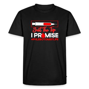 Phlebotomist Phlebotomist Tech Phlebotomy Geschen - Men's Premium Organic T-Shirt - black - Front - Nico (187cm)