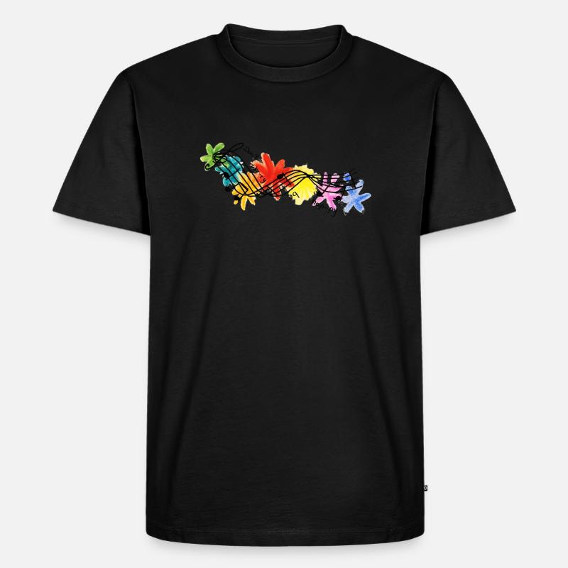 Nimms leicht - Männer Premium Bio T-Shirt - Schwarz