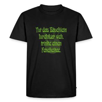 fantillement - T-shirt Premium bio Homme - noir - Devant - Nico (187cm)