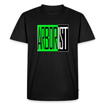 Arborist - Men's Premium Organic T-Shirt - black - Front - Nico (187cm)
