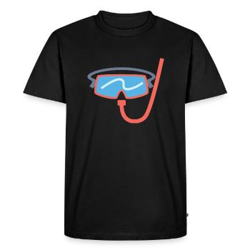 Snorkeling - Men's Premium Organic T-Shirt - black - Front - Nico (187cm)