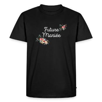 Future Mariée evjf t-shirt assorti - T-shirt Premium bio Homme - noir - Devant - Nico (187cm)