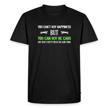 You Can't Buy Happiness But You Can Buy RC Cars R - Men's Premium Organic T-Shirt - black - Front - Nico (187cm)