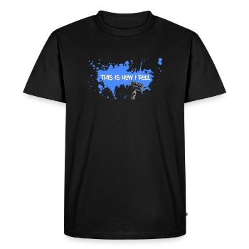 This Is How I Roll Job Professional Painter - Men's Premium Organic T-Shirt - black - Front - Nico (187cm)