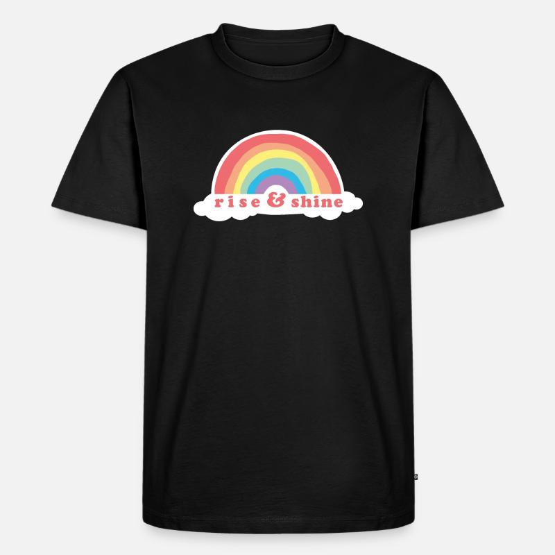 Aufstieg & Glanz - Männer Premium Bio T-Shirt - Schwarz