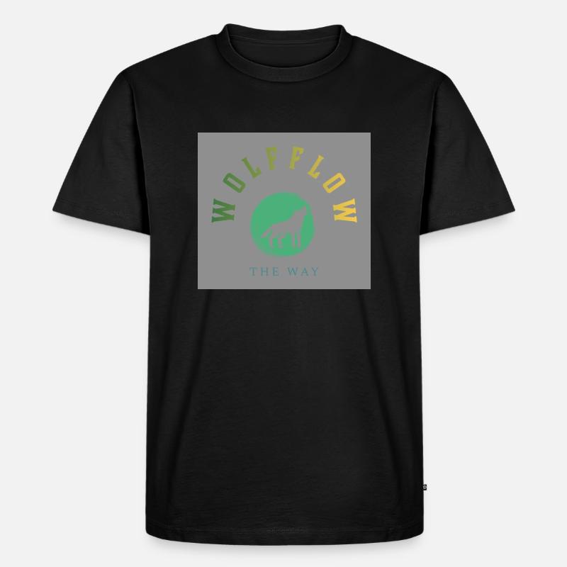 The Way - Männer Premium Bio T-Shirt - Schwarz
