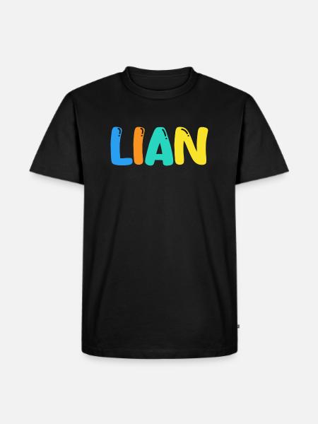 Nom - Lian - T-shirt Premium bio Homme - noir