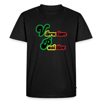 Portez Vos Valeurs avec la Collection de T-Shirts - T-shirt Premium bio Homme - noir - Devant - Nico (187cm)