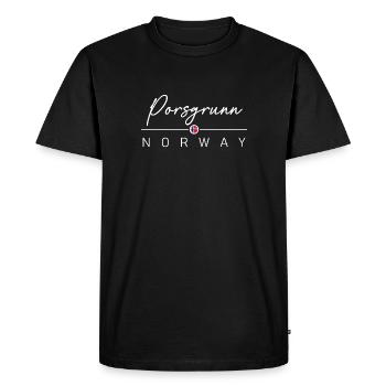 Norvège - Porsgrunn - Norvège - Norvège - T-shirt Premium bio Homme - noir - Devant - Nico (187cm)