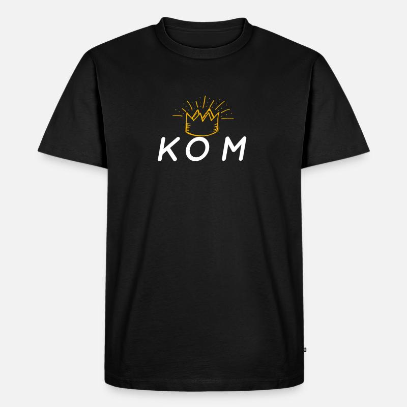 Strava KOM - Männer Premium Bio T-Shirt - Schwarz