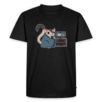 Sugarglider de jeu - T-shirt Premium bio Homme - noir - Devant - Nico (187cm)