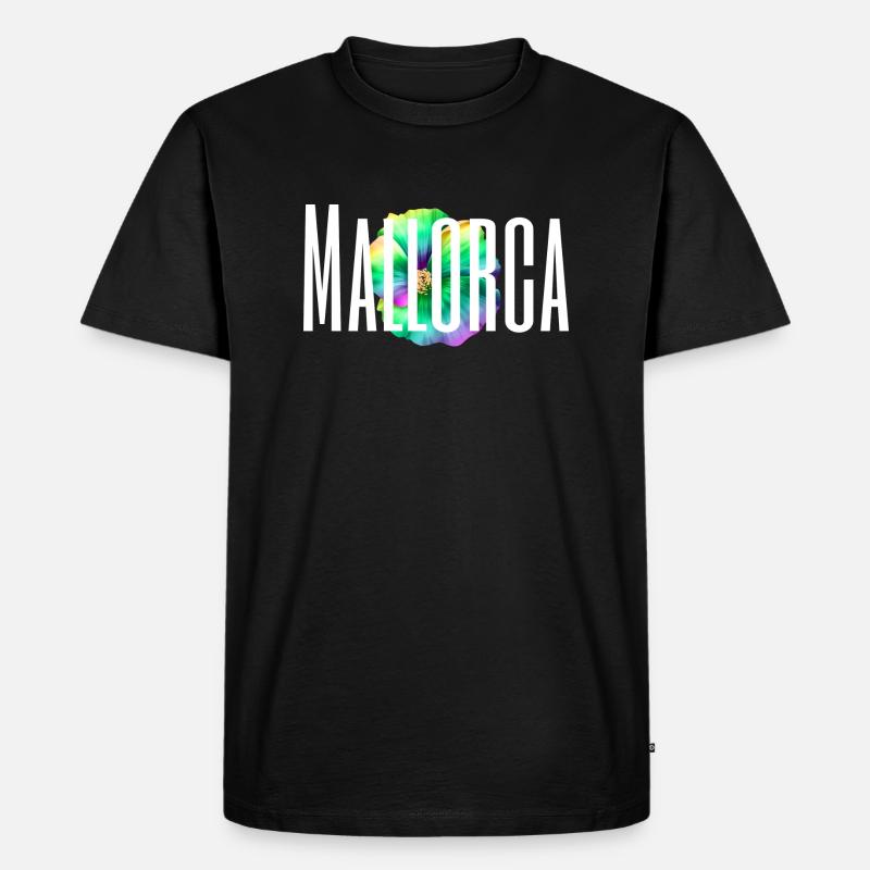 Mallorca - Männer Premium Bio T-Shirt - Schwarz