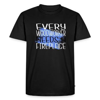 present gift idea lumberman - Men's Premium Organic T-Shirt - black - Front - Nico (187cm)
