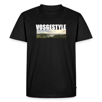 Vosgestyle - T-shirt Premium bio Homme - noir - Devant - Nico (187cm)
