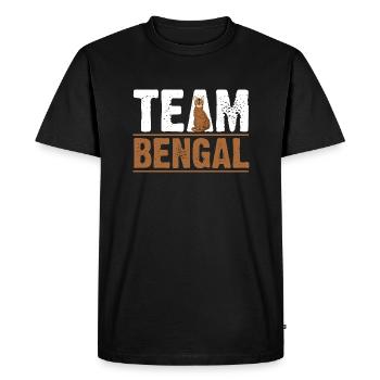 Chat Bengal Chat - T-shirt Premium bio Homme - noir - Devant - Nico (187cm)