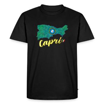 Capri Lover - T-shirt Premium bio Homme - noir - Devant - Nico (187cm)