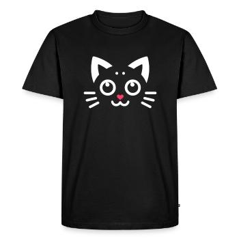 Chatons Kawaii, Animaux de compagnie - T-shirt Premium bio Homme - noir - Devant - Nico (187cm)