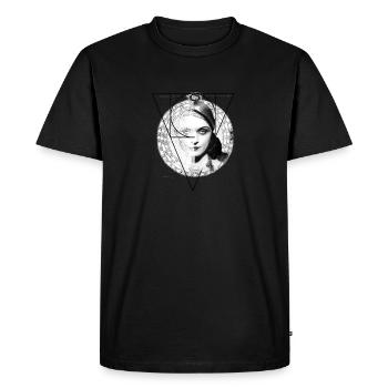 Homuncula : Pola Negri - T-shirt Premium bio Homme - noir - Devant - Nico (187cm)