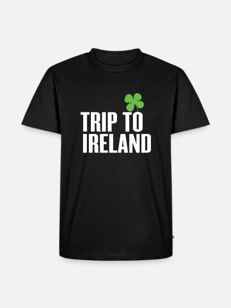 Trip to Ireland - Men's Premium Organic T-Shirt - black