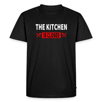 Kitchen - Men's Premium Organic T-Shirt - black - Front - Nico (187cm)