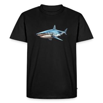 Les requins sont toujours considérés comme de dangereux mangeurs d’hommes - T-shirt Premium bio Homme - noir - Devant - Nico (187cm)
