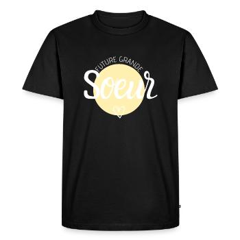 Future grande sœur - T-shirt Premium bio Homme - noir - Devant - Nico (187cm)