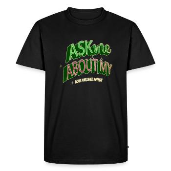 computer language birthday - Men's Premium Organic T-Shirt - black - Front - Nico (187cm)
