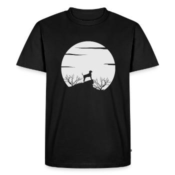 Treeing Walker Coonhound - T-shirt Premium bio Homme - noir - Devant - Nico (187cm)