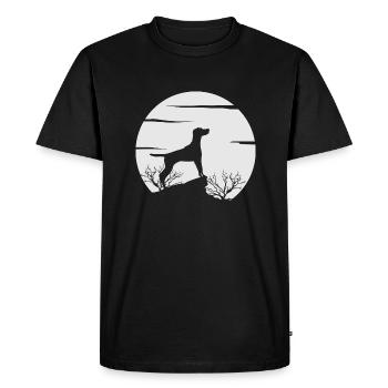 Vizsla - T-shirt Premium bio Homme - noir - Devant - Nico (187cm)
