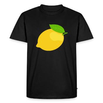 Citron - T-shirt Premium bio Homme - noir - Devant - Nico (187cm)