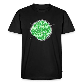 Des stratégies visionnaires offrent de la créativité architecturale - T-shirt Premium bio Homme - noir - Devant - Nico (187cm)