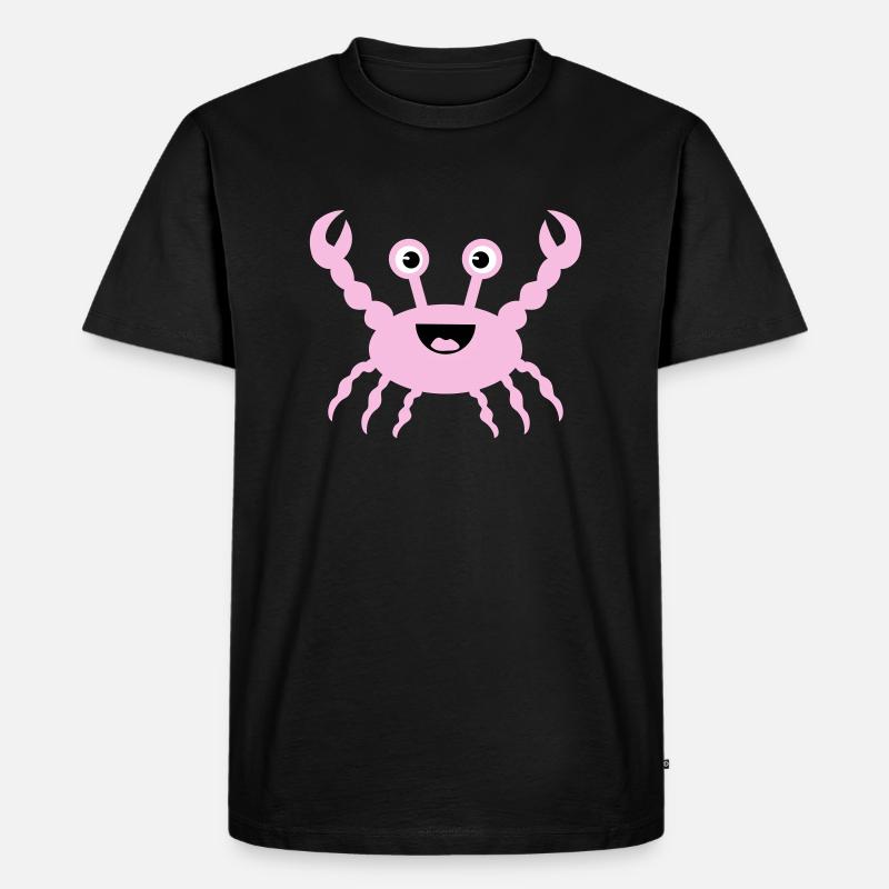 Crab - Men's Premium Organic T-Shirt - black