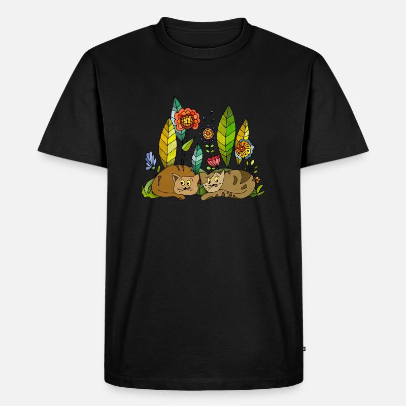 Cats - Men's Premium Organic T-Shirt - black