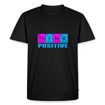 système périodique - T-shirt Premium bio Homme - noir - Devant - Nico (187cm)