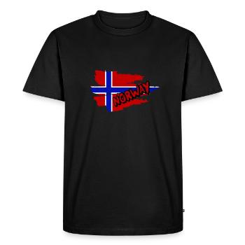 Norway - Men's Premium Organic T-Shirt - black - Front - Nico (187cm)
