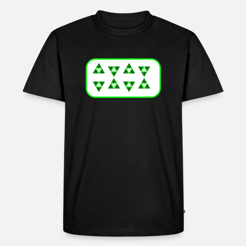Abstract - Männer Premium Bio T-Shirt - Schwarz