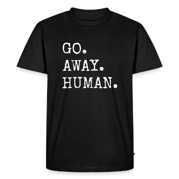 Cat Lover Valentines Day I Love Cats Anniversary - Men's Premium Organic T-Shirt - black - Front - Nico (187cm)