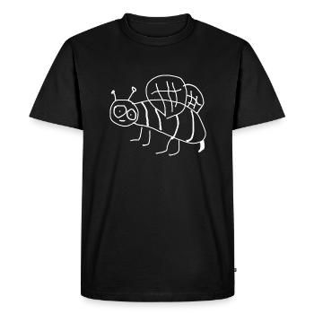 Bee, Animal - Men's Premium Organic T-Shirt - black - Front - Nico (187cm)