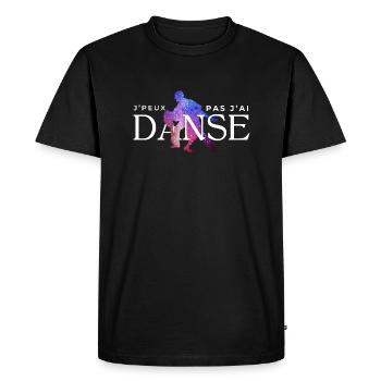 I Can't I Danced - Humor Gift Idea - Men's Premium Organic T-Shirt - black - Front - Nico (187cm)