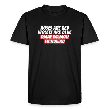 OMAE WA MOU SHINDEIRU - T-shirt Premium bio Homme - noir - Devant - Nico (187cm)