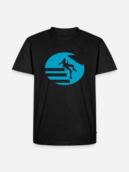 Bouldering Climbing Climbing - Men's Premium Organic T-Shirt - black