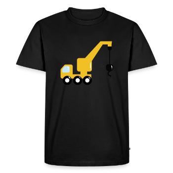 grue - T-shirt Premium bio Homme - noir - Devant - Nico (187cm)