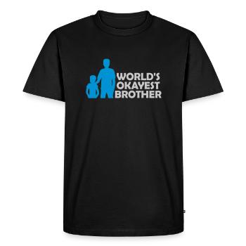 Citation Worlds okayest Brother - T-shirt Premium bio Homme - noir - Devant - Nico (187cm)