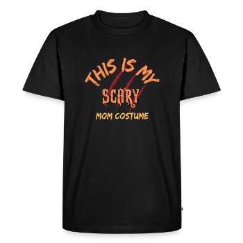 c’est mon costume de maman effrayante, Halloween - T-shirt Premium bio Homme - noir - Devant - Nico (187cm)