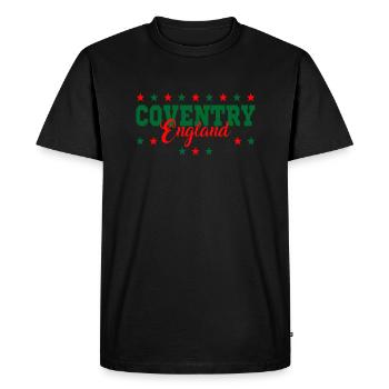 Coventry - T-shirt Premium bio Homme - noir - Devant - Nico (187cm)