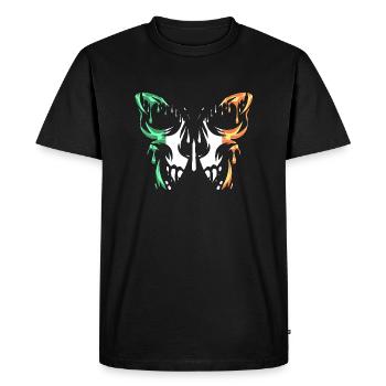 Drapeau de l’Irlande, Pays, États officiels, Continent - T-shirt Premium bio Homme - noir - Devant - Nico (187cm)