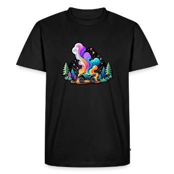 quad et tout terrain - T-shirt Premium bio Homme - noir - Devant - Nico (187cm)