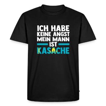 Kazakhstan Kazakhstan - T-shirt Premium bio Homme - noir - Devant - Nico (187cm)