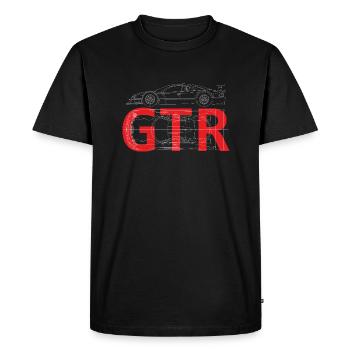Racing car CLK GTR - Men's Premium Organic T-Shirt - black - Front - Nico (187cm)